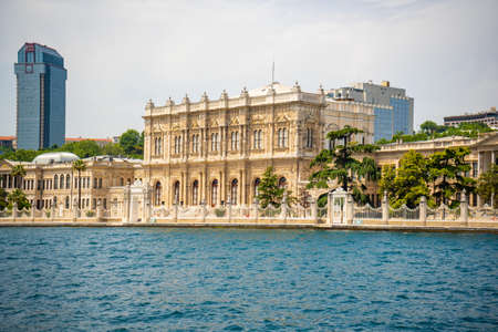 Istanbul, Turkey - May 29, 2022: The Dolmabahce Palace view from the Bosphorus - Istanbul, Turkeyのeditorial素材