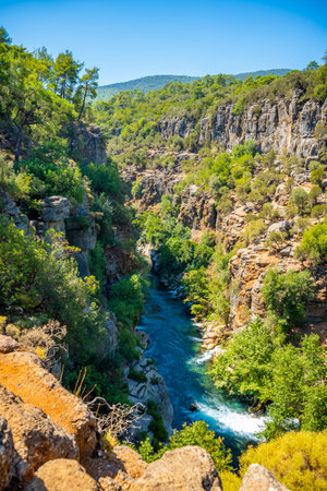 Koprulu Canyon National Park in Manavgat of Antalya.の写真素材