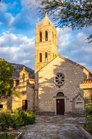 Orthodox Rezevici monastery near the Adriatic sea in Montenegro. High quality photoの写真素材