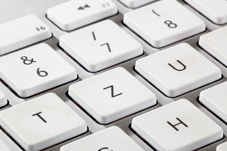An extreme close up from a keyboard の写真素材