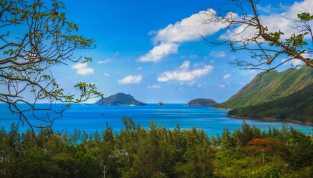 Beautiful beach in Vietnamの写真素材