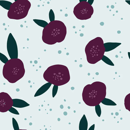 Repeating abstract flowers background. Can be used for postcards, invitations, advertising, web, textile and other.のイラスト素材