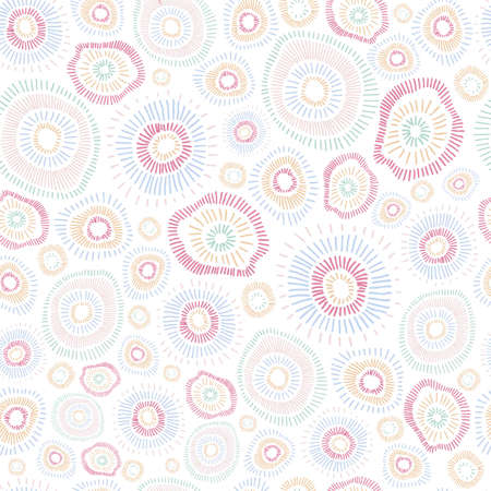 Pastel abstract pattern. Repeat pattern of soft, spring colors.のイラスト素材