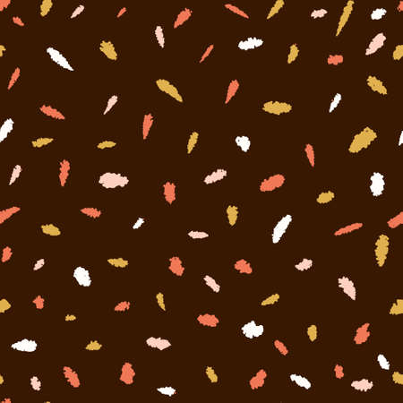 Colorful abstract pattern. Repeat pattern of bright colors and geometric figures.のイラスト素材