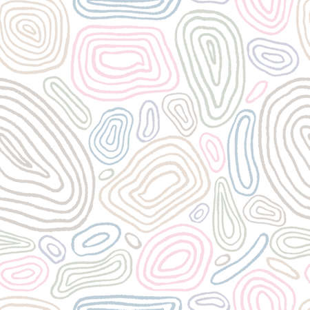 Abstract seamless pattern. Repeat pattern of pastel colors.のイラスト素材