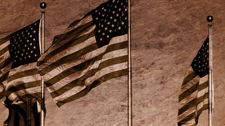 American Flags Or United Statesの写真素材