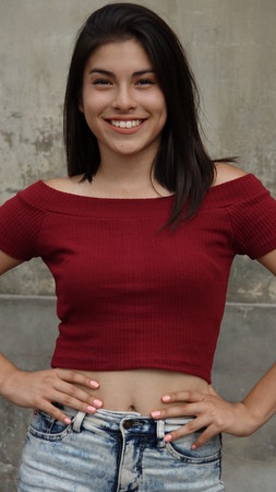 Teen Girl Model Poseの写真素材