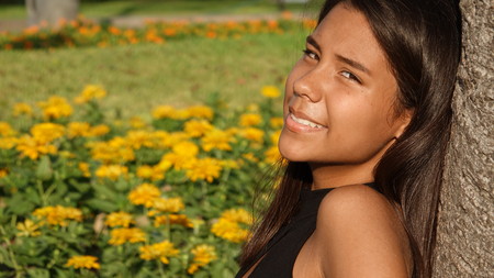 Happy Girl Pretty Faceの写真素材