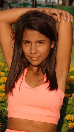 Fit Girl Stretchingの写真素材