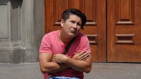 Unsure Or Confused Manの写真素材