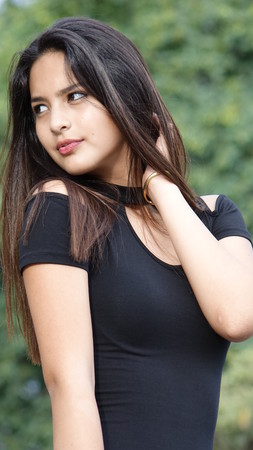 Pretty Female Teenの写真素材