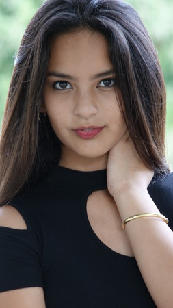 Pretty Peruvian Girlの写真素材