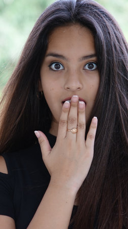 Surprised Shocked Or Offended Personの写真素材