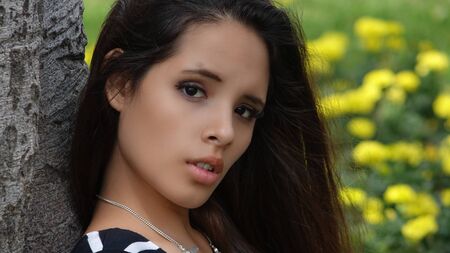 Confused Teen Girlの写真素材