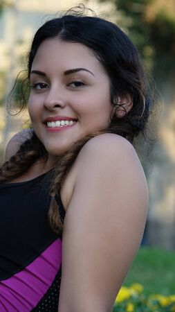 Pretty Female Smilingの写真素材