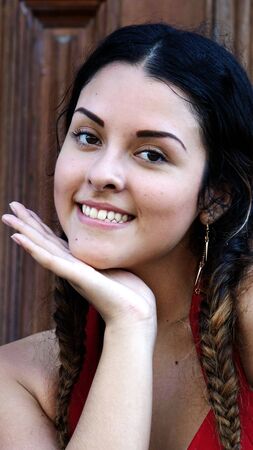 Pretty Female Teenの写真素材