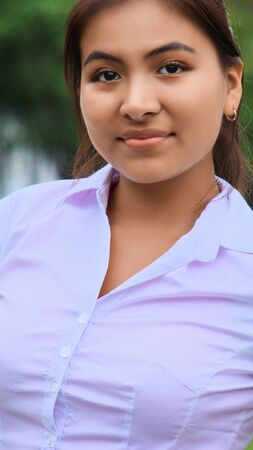 Hispanic Teenager Femaleの写真素材