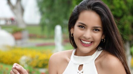 Smiling Personの写真素材