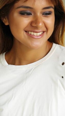 Wondering Hispanic Teenage Female