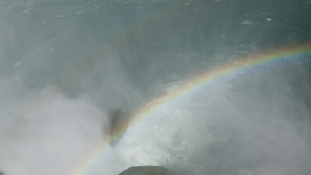 Rainbow And Water Mistの写真素材