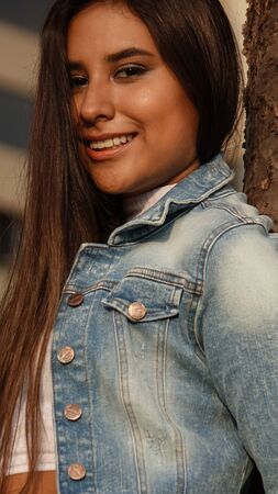 Beautiful Hispanic Female Teenagerの写真素材