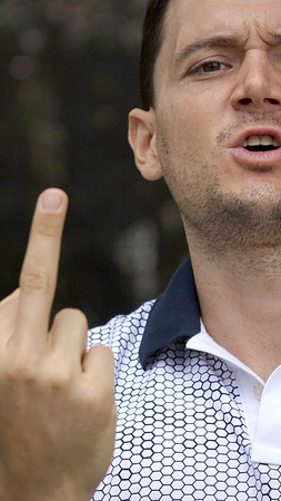 Obscene Gesture And Male