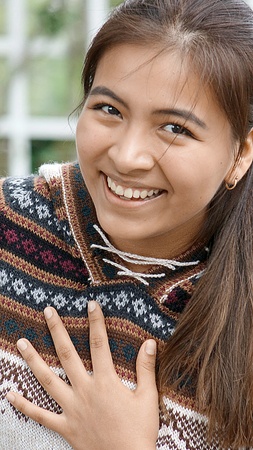 Girl Having Funの写真素材