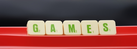 Tiles Word Gamesの写真素材