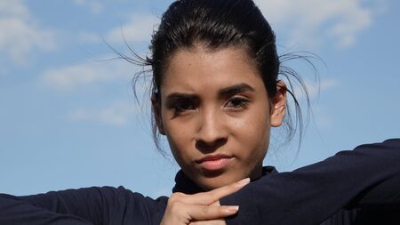 Mad Pretty Femaleの写真素材