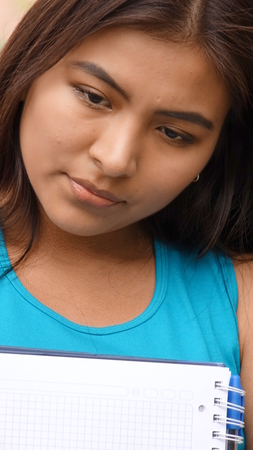 An Upset Studentの写真素材