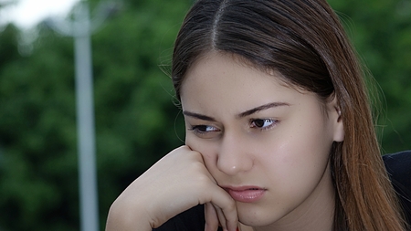 Teen Girl And Depression