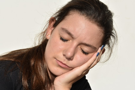 Sleepy Teenager Girl