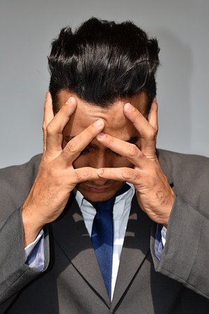 Stressed Business Manの写真素材
