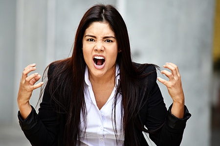 Anxious Attractive Personの写真素材