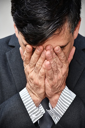 Shameful Business Executiveの写真素材