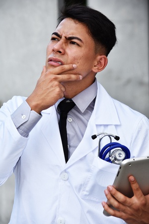 Stressed Handsome Personの写真素材