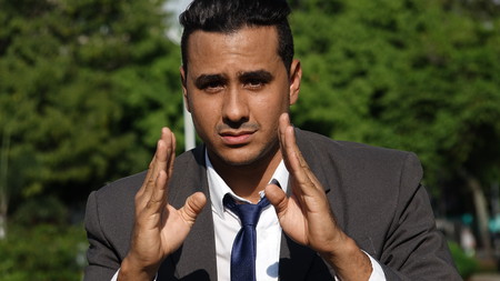 Business Man And Smallの写真素材