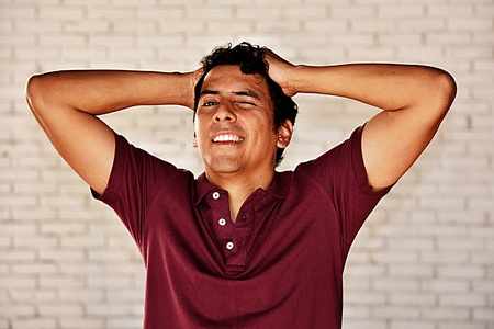 Handsome Person Relaxingの写真素材