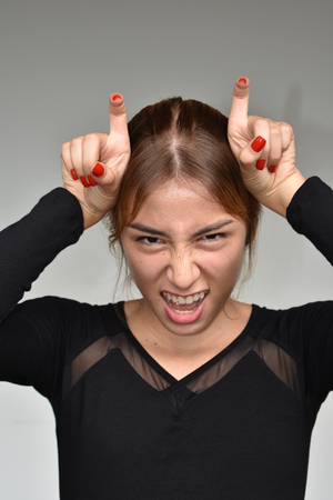 Demonic Colombian Femaleの写真素材