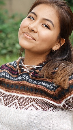 Peruvian Youthful Girlの写真素材