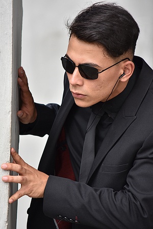 Mib Men In Black Security Agentの写真素材