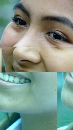 Face Of Latina Personの写真素材