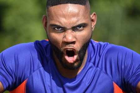 Mad Fit African Male Athlete