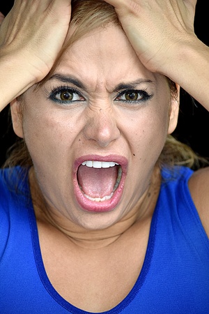 Stressful Teenager Femaleの写真素材