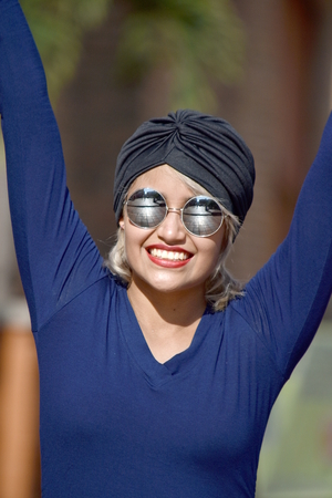 Muslim Female Winnerの写真素材