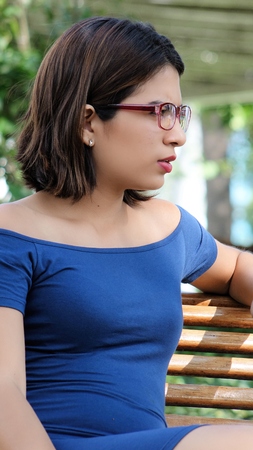 Attractive Female Staring Attractive Female Staring