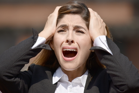 Anxious Adult Personの写真素材