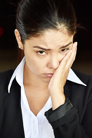 Business Woman Under Stressの写真素材