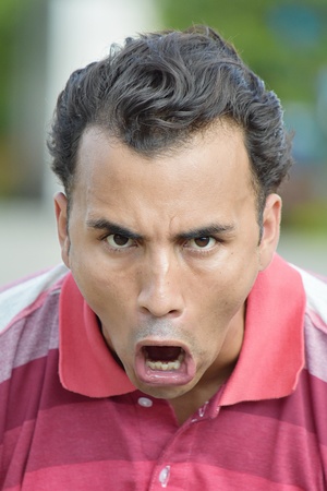 Diverse Male Under Stressの写真素材