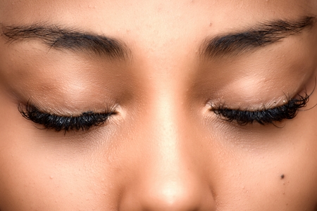 Girl With Eyes Closed